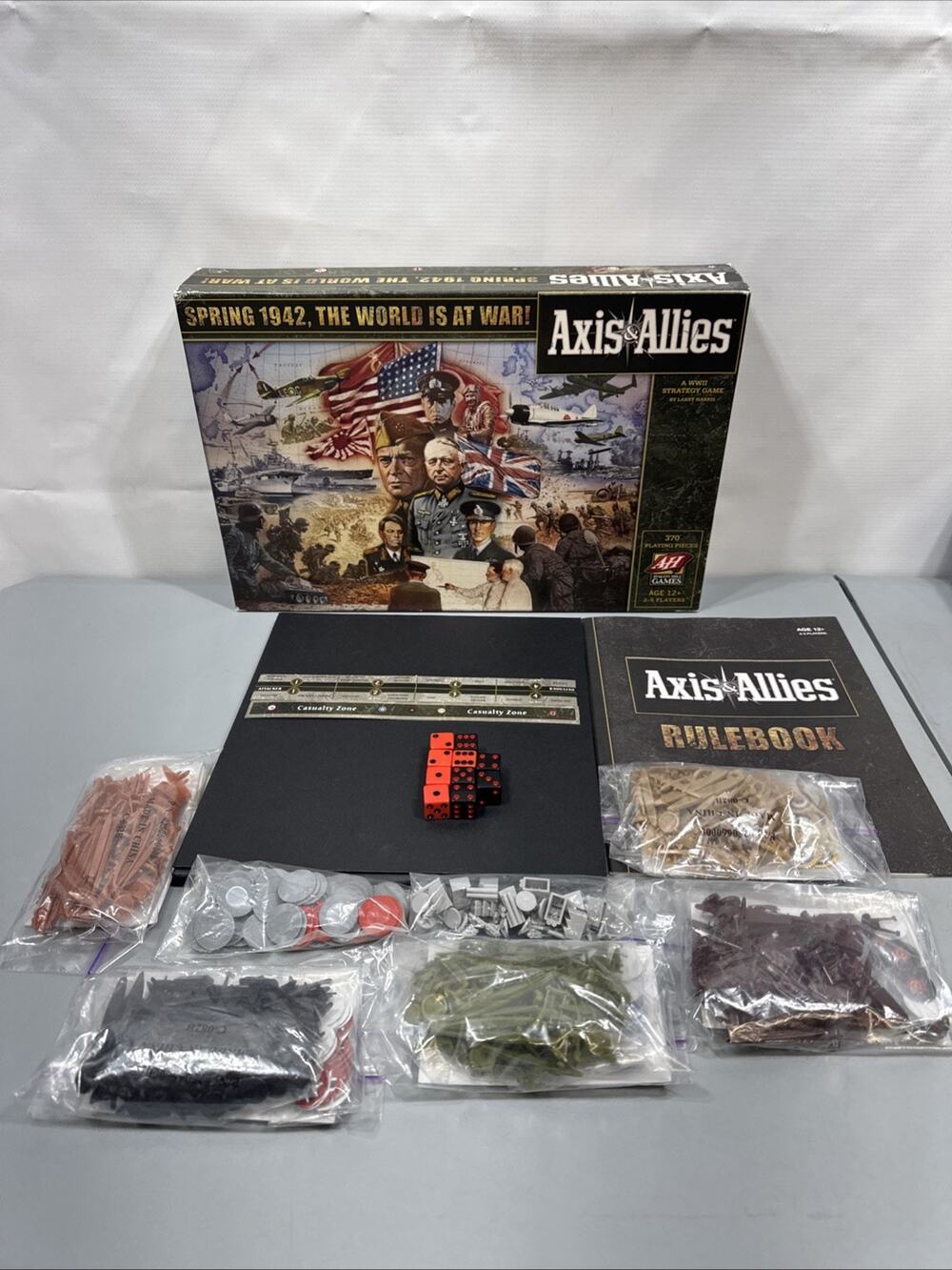 Axis & Allies: Spring 1942 The World Is At War Board Game Avalon Hill